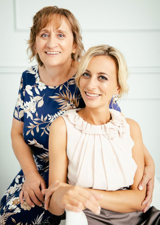 Mutter und Tochter Portrait