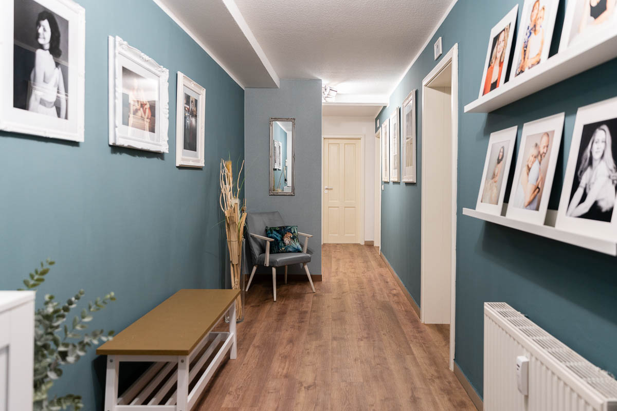 Blick Eingangsbereich Studio